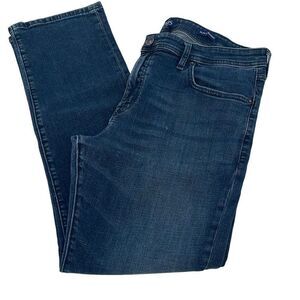 Chaps Mens Slim Straight Jeans Denim Medium Wash‎ Stretch Blue Size 38x32